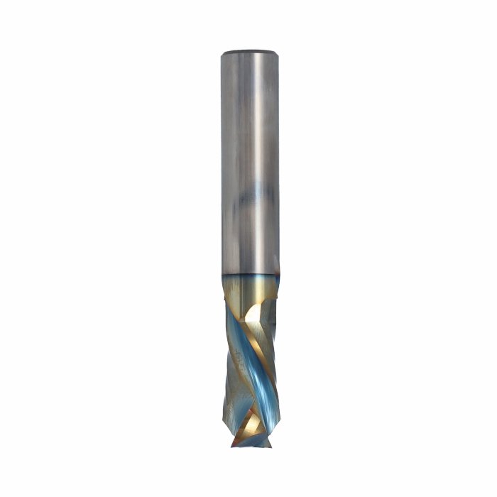 ITA TOOLS frez spiralny kompresyjny pozytyw + negatyw Z2+2 D12 I25 L80 S12 wykańczający powłoka Platinum