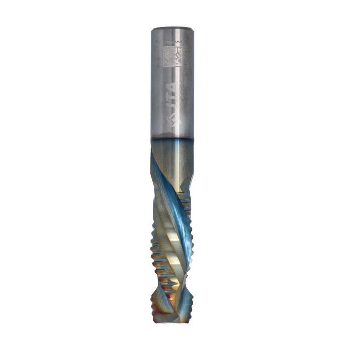 ITA TOOLS frez spiralny kompresyjny pozytyw + negatyw Z2+2 D12 I35 L80 S12 zgrubny powłoka Platinum