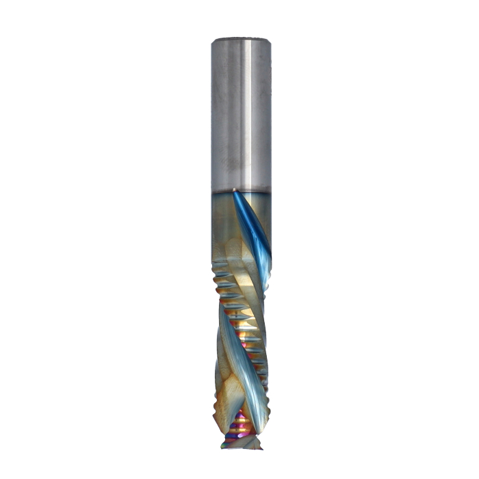 ITA TOOLS frez spiralny kompresyjny pozytyw + negatyw Z2+2 D12 I35 L80 S12 zgrubny powłoka Platinum