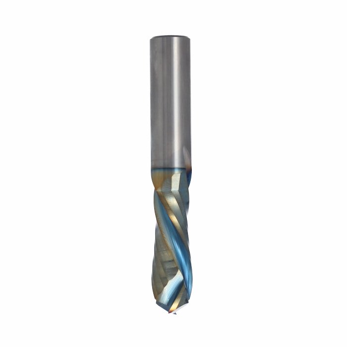 ITA TOOLS frez spiralny kompresyjny pozytyw + negatyw Z2+2 D12 I35 L80 S12 zgrubny powłoka Platinum