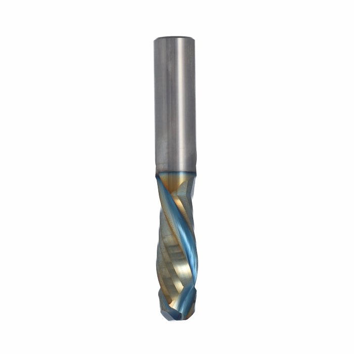ITA TOOLS frez spiralny kompresyjny pozytyw + negatyw Z2+2 D12 I35 L80 S12 zgrubny powłoka Platinum