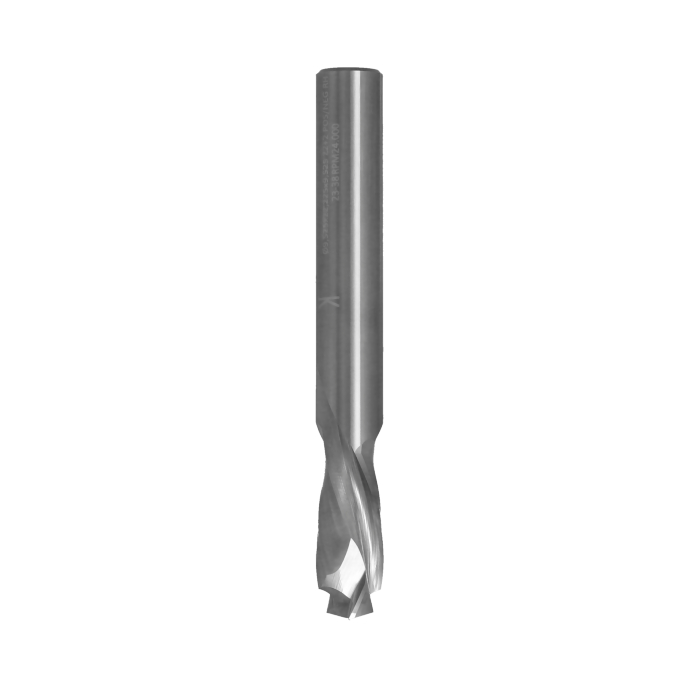 ITA TOOLS frez spiralny kompresyjny pozytyw + negatyw Z2+2 D9,52 I22,22 L76,2 S9,52 wykańczający powłoka Platinum