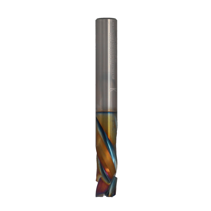 ITA TOOLS frez spiralny kompresyjny pozytyw + negatyw Z3+3 D9,52 I22,22 L76,2 S9,52 wykańczający powłoka Platinum