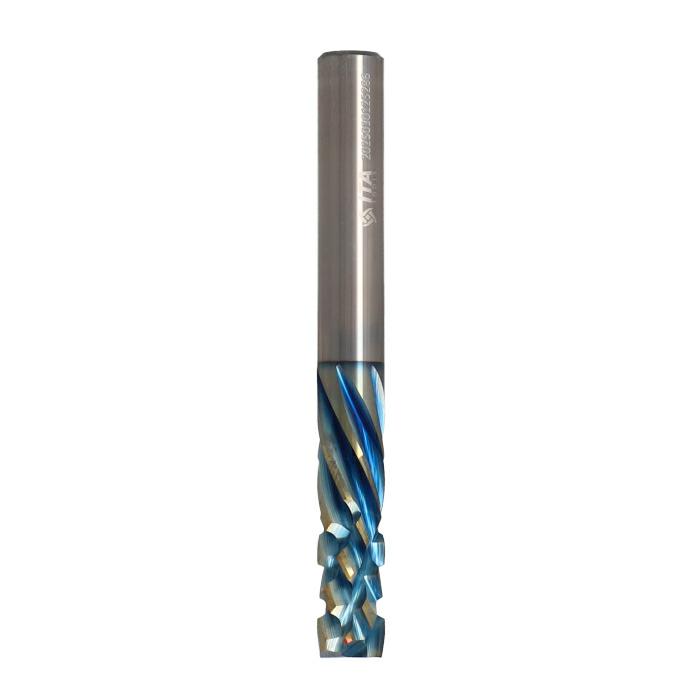 ITA TOOLS frez spiralny kompresyjny pozytyw + negatyw Z2+6 D8 I22 L70 S8 wykańczający powłoka Platinum