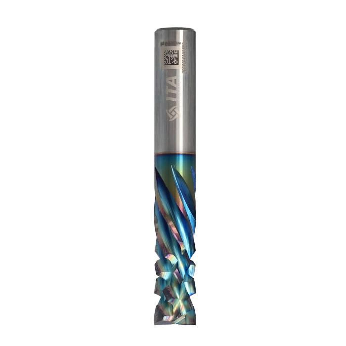 ITA TOOLS frez spiralny kompresyjny pozytyw + negatyw Z2+6 D10 I25 L70 S10 wykańczający powłoka Platinum