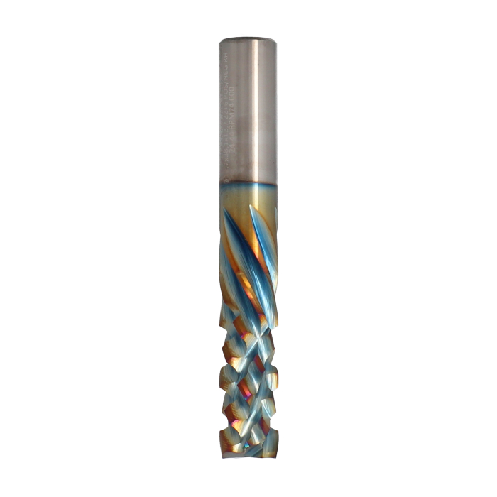 ITA TOOLS frez spiralny kompresyjny pozytyw + negatyw Z2+6 D12,7 I38,1 L88,9 S12,7 wykańczający powłoka Platinum