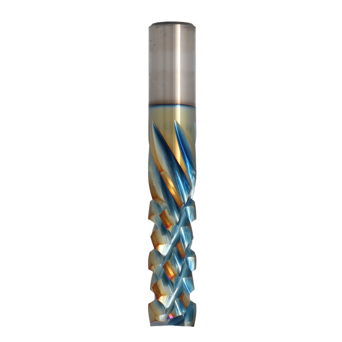 ITA TOOLS frez spiralny kompresyjny pozytyw + negatyw Z2+6 D16 I35 L90 S16 wykańczający powłoka Platinum