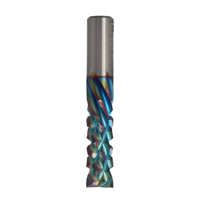 ITA TOOLS frez spiralny kompresyjny pozytyw + negatyw Z2+6 D16 I50 L100 S16 wykańczający powłoka Platinum