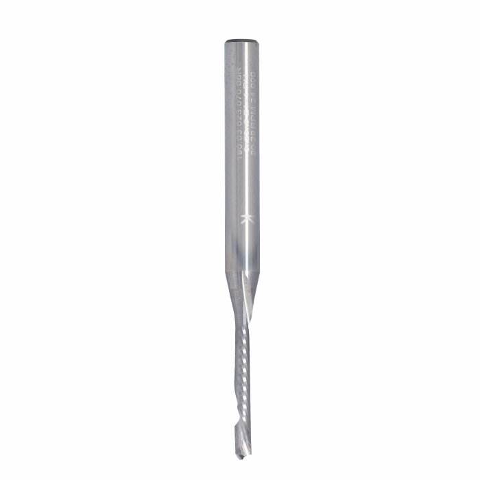 ITA TOOLS frez spiralny kompresyjny pozytyw + negatyw Z1+1 D3 I23 L70 S6 wykańczający
