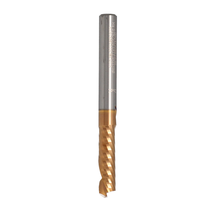 ITA TOOLS frez spiralny kompresyjny pozytyw + negatyw Z1+1 D6 I22 L60 S6 wykańczający powłoka TiSiN