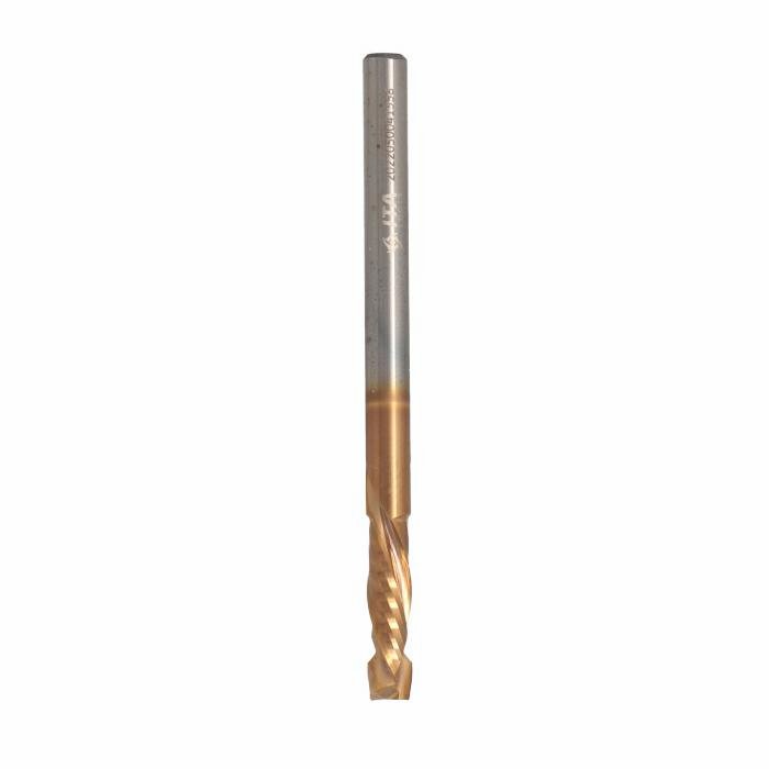 ITA TOOLS frez spiralny kompresyjny pozytyw + negatyw Z2+2 D5 I19 L70 S5 wykańczający powłoka TiSiN