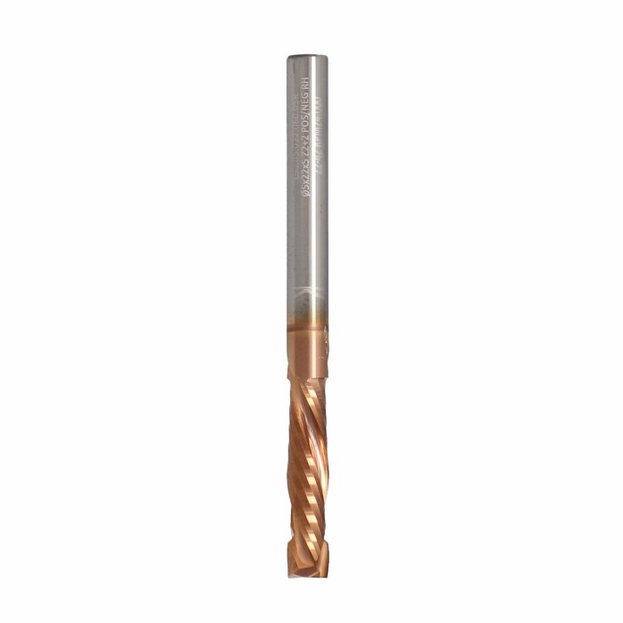 ITA TOOLS frez spiralny kompresyjny pozytyw + negatyw Z2+2 D5 I22 L60 S5 wykańczający powłoka TiSiN