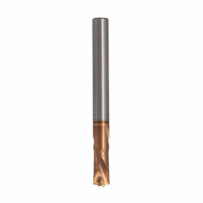 ITA TOOLS frez spiralny kompresyjny pozytyw + negatyw Z2+2 D6 I12 L60 S6 wykańczający powłoka TiSiN
