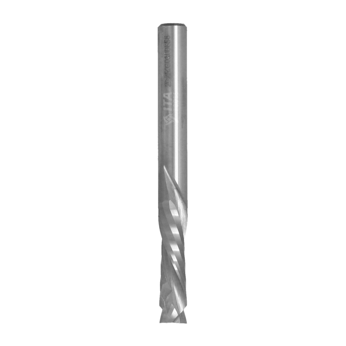 ITA TOOLS frez spiralny kompresyjny pozytyw + negatyw Z2+2 D6 I22 L60 S6 wykańczający