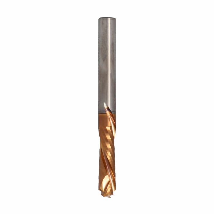 ITA TOOLS frez spiralny kompresyjny pozytyw + negatyw Z2+2 D6 I22 L60 S6 wykańczający powłoka TiSiN