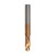 ITA TOOLS frez spiralny kompresyjny pozytyw + negatyw Z2+2 D8 I22 L70 S8 wykańczający powłoka TiSiN