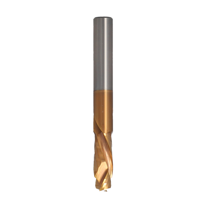 ITA TOOLS frez spiralny kompresyjny pozytyw + negatyw Z2+2 D8 I22 L70 S8 wykańczający powłoka TiSiN