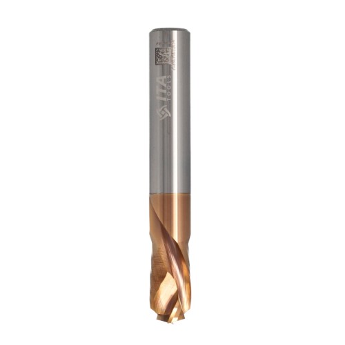 ITA TOOLS frez spiralny kompresyjny pozytyw + negatyw Z2+2 D10 I18 L70 S10 wykańczający powłoka TiSiN