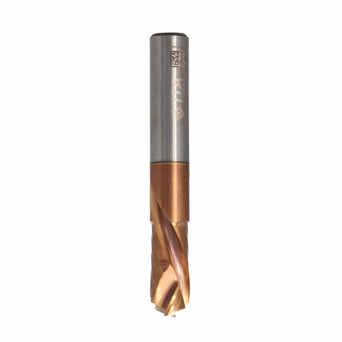 ITA TOOLS frez spiralny kompresyjny pozytyw + negatyw Z2+2 D10 I22 L70 S10 wykańczający powłoka TiSiN