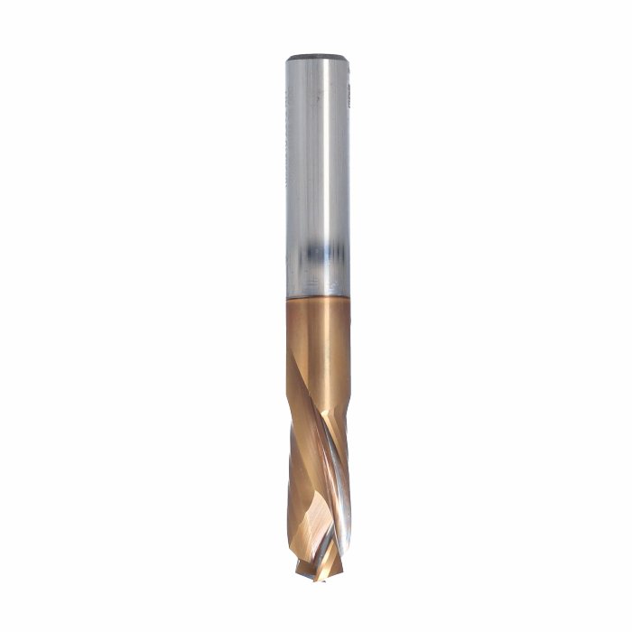 ITA TOOLS frez spiralny kompresyjny pozytyw + negatyw Z2+2 D10 I25 L80 S10 wykańczający powłoka TiSiN