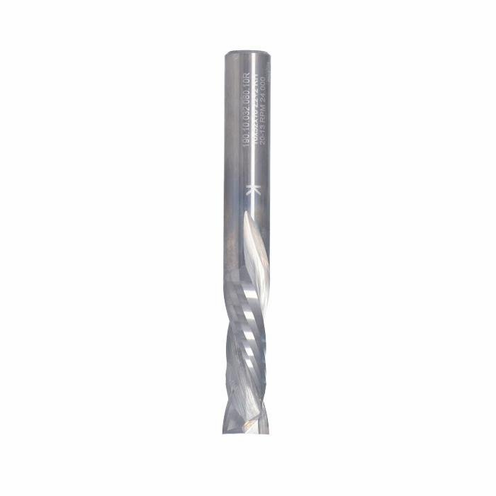 ITA TOOLS frez spiralny kompresyjny pozytyw + negatyw Z2+2 D10 I32 L80 S10 wykańczający