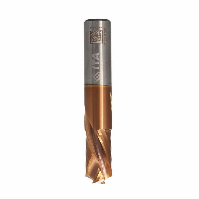 ITA TOOLS frez spiralny kompresyjny pozytyw + negatyw Z2+2 D12 I22 L70 S12 wykańczający powłoka TiSiN