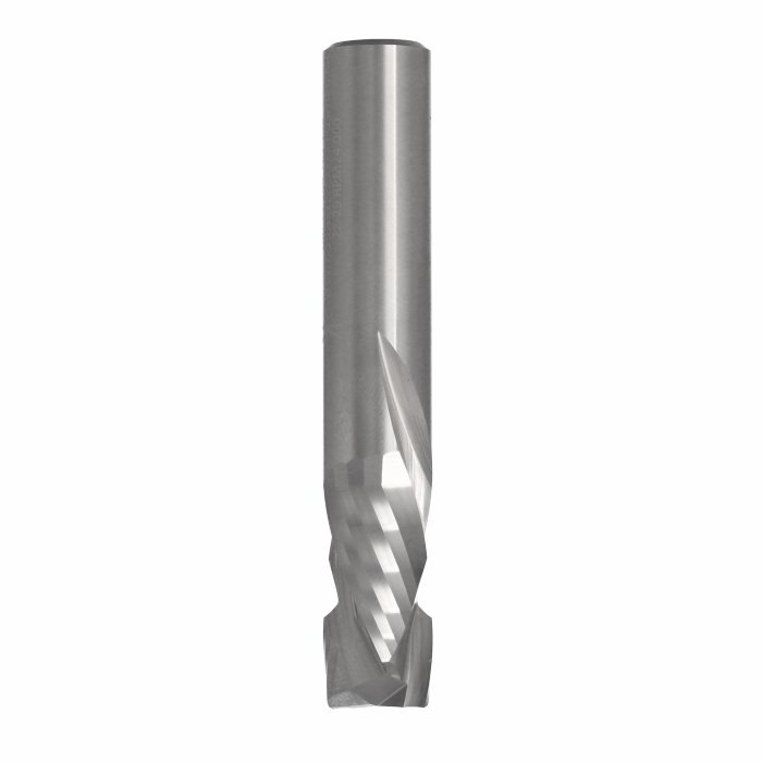 ITA TOOLS frez spiralny kompresyjny pozytyw + negatyw Z2+2 D12,7 I25,4 L76,2 S12,7 wykańczający