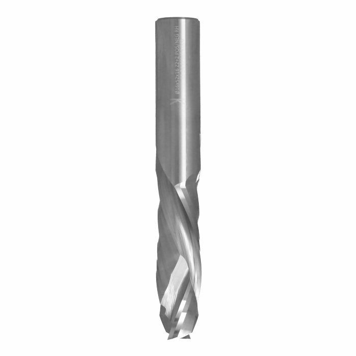 ITA TOOLS frez spiralny kompresyjny pozytyw + negatyw Z2+2 D16 I52 L110 S16 wykańczający
