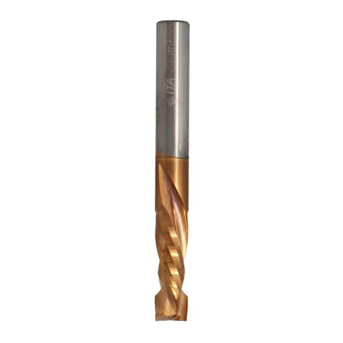 ITA TOOLS frez spiralny kompresyjny pozytyw + negatyw Z2+2 D7,8 I25 L70 S8 wykańczający powłoka TiSiN