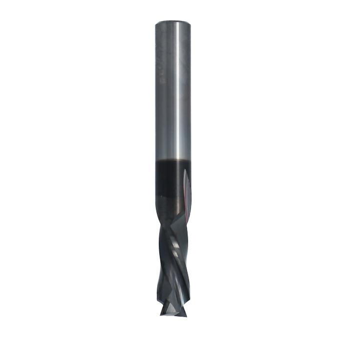 ITA TOOLS frez spiralny kompresyjny pozytyw + negatyw Z2+2 D9,52 I22,22 L76,2 S9,52 wykańczający powłoka NaDia
