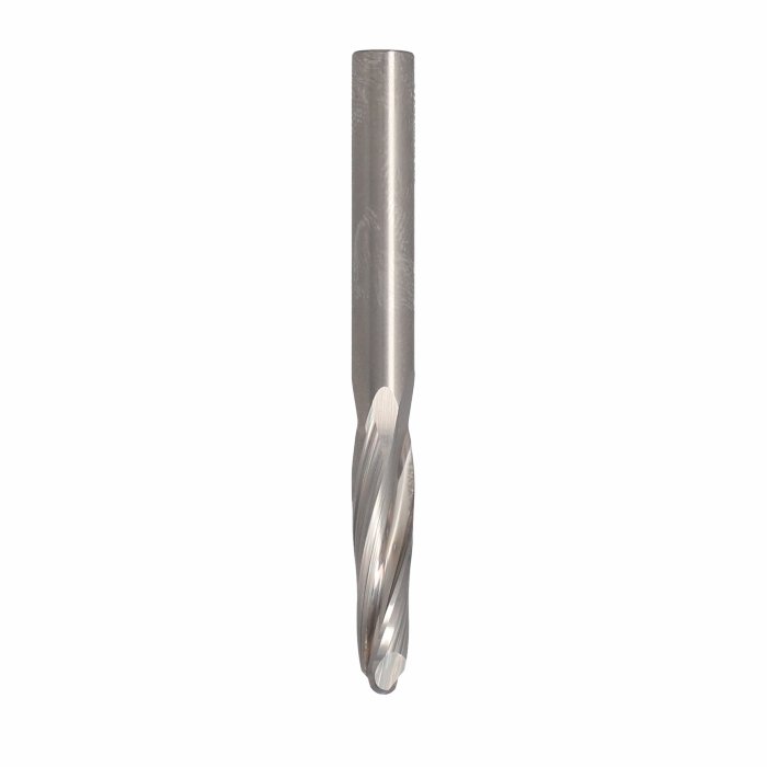 ITA TOOLS frez spiralny kulisty pozytyw Z2 D6,35 I25,4 L63,5 S6,35 R3,175 wykańczający
