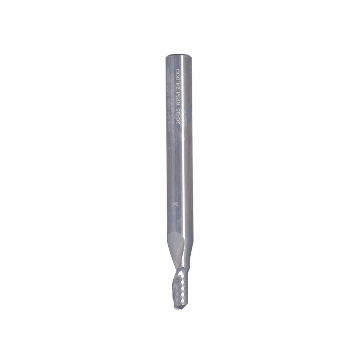 ITA TOOLS frez spiralny do aluminium i tworzyw sztucznych pozytyw Z1 D4 I8 L60 S6 wykańczający