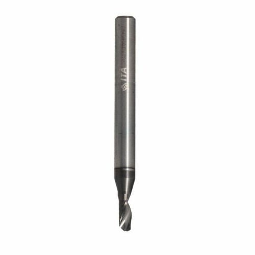 ITA TOOLS frez spiralny do aluminium i tworzyw sztucznych pozytyw Z1 D4 I8 L60 S6 wykańczający powłoka HC