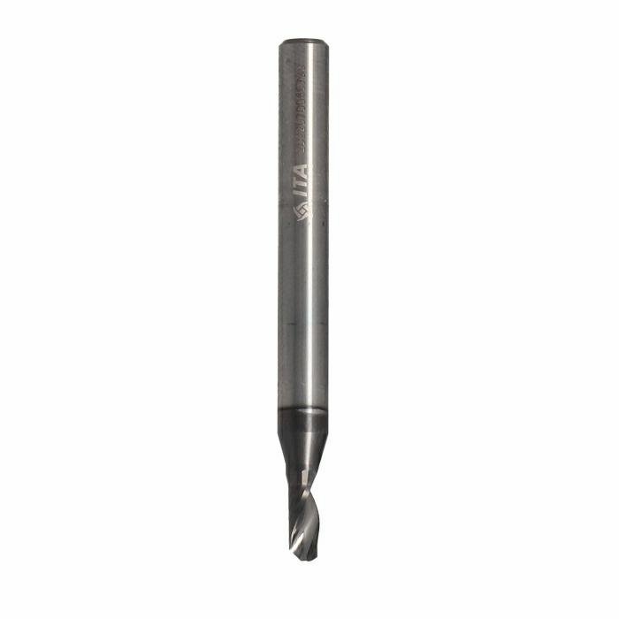 ITA TOOLS frez spiralny do aluminium i tworzyw sztucznych pozytyw Z1 D4 I8 L60 S6 wykańczający powłoka HC