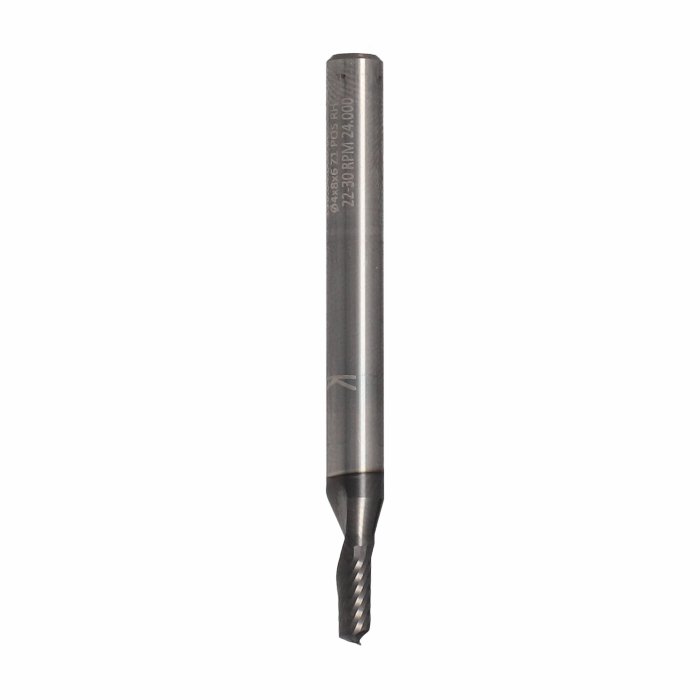 ITA TOOLS frez spiralny do aluminium i tworzyw sztucznych pozytyw Z1 D4 I8 L60 S6 wykańczający powłoka HC
