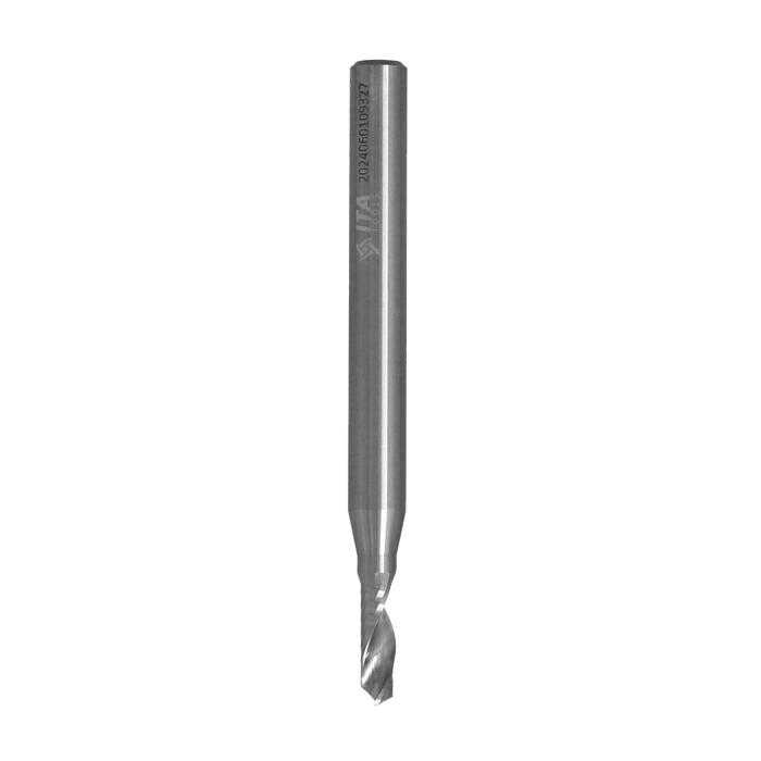 ITA TOOLS frez spiralny do aluminium i tworzyw sztucznych pozytyw Z1 D4 I12 L65 S6 wykańczający