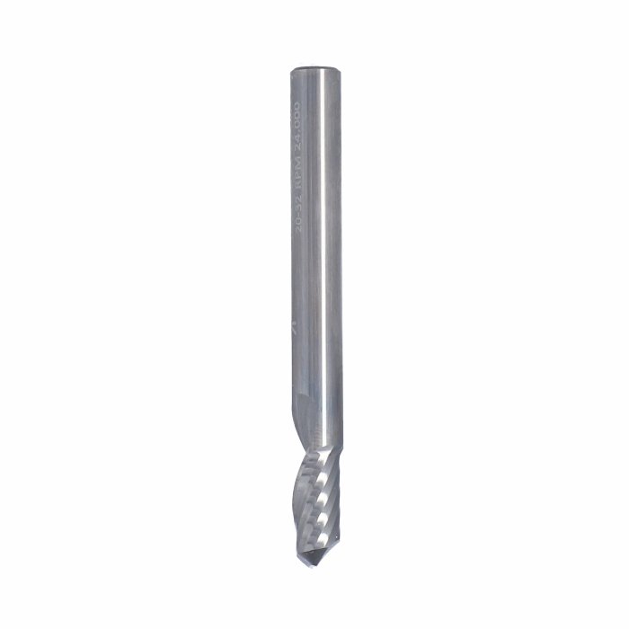 ITA TOOLS frez spiralny do aluminium i tworzyw sztucznych pozytyw Z1 D6 I12 L60 S6 wykańczający