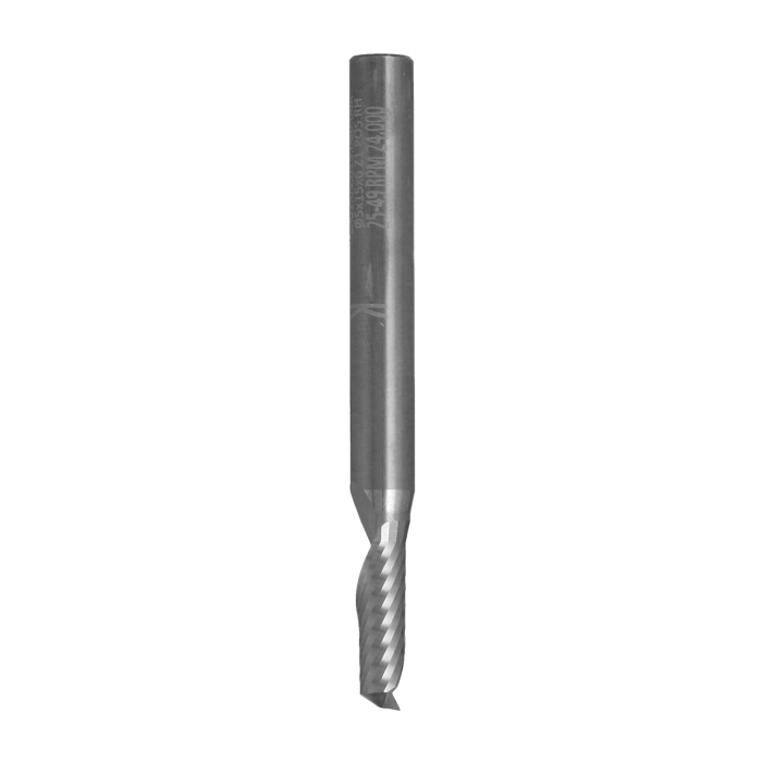 ITA TOOLS frez spiralny do aluminium i tworzyw sztucznych pozytyw Z1 D5 I15 L60 S6 wykańczający
