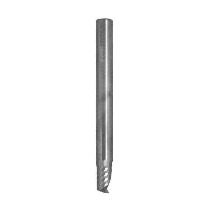 ITA TOOLS frez spiralny do aluminium i tworzyw sztucznych pozytyw Z1 D8 I12 L80 S8 wykańczający
