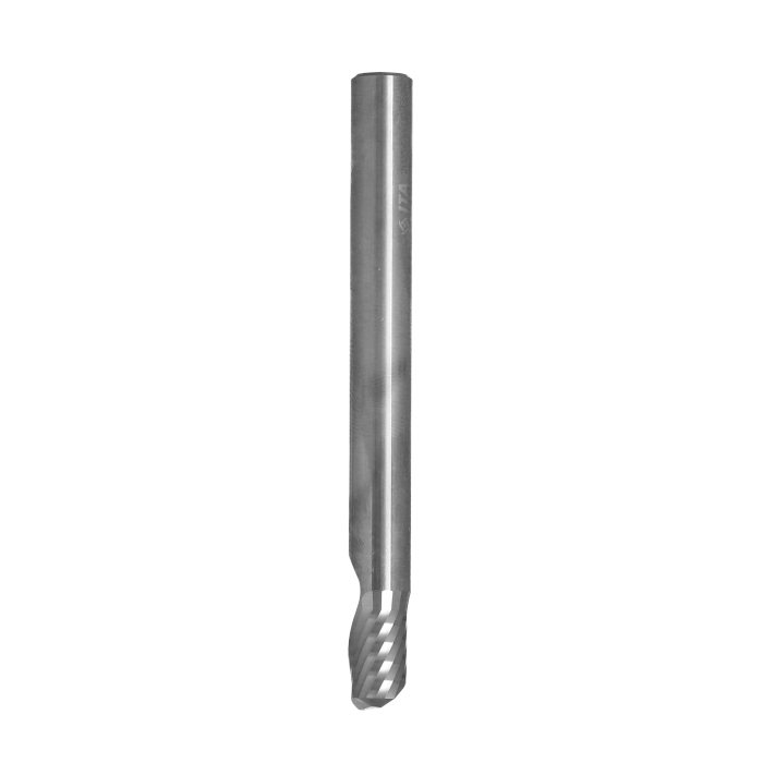 ITA TOOLS frez spiralny do aluminium i tworzyw sztucznych pozytyw Z1 D8 I12 L80 S8 wykańczający
