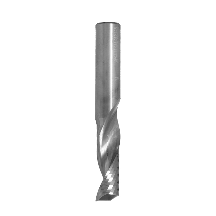ITA TOOLS frez spiralny do aluminium i tworzyw sztucznych pozytyw Z1 D12 I35 L80 S12 wykańczający