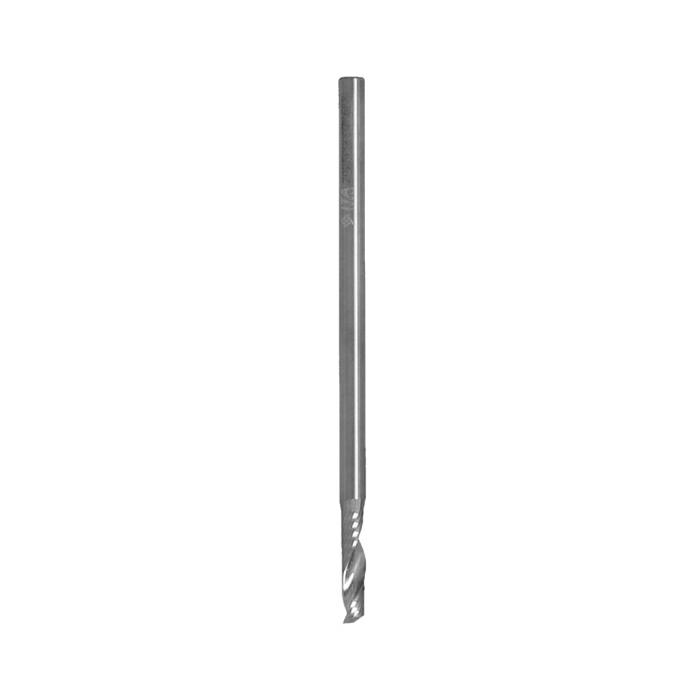 ITA TOOLS frez spiralny do aluminium i tworzyw sztucznych pozytyw Z1 D3,18 I12,7 L63,5 S3,18 wykańczający