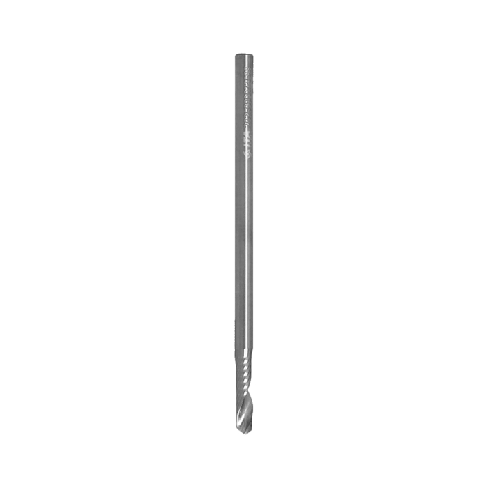 ITA TOOLS frez spiralny do aluminium i tworzyw sztucznych pozytyw Z1 D3,18 I12,7 L63,5 S3,18 wykańczający