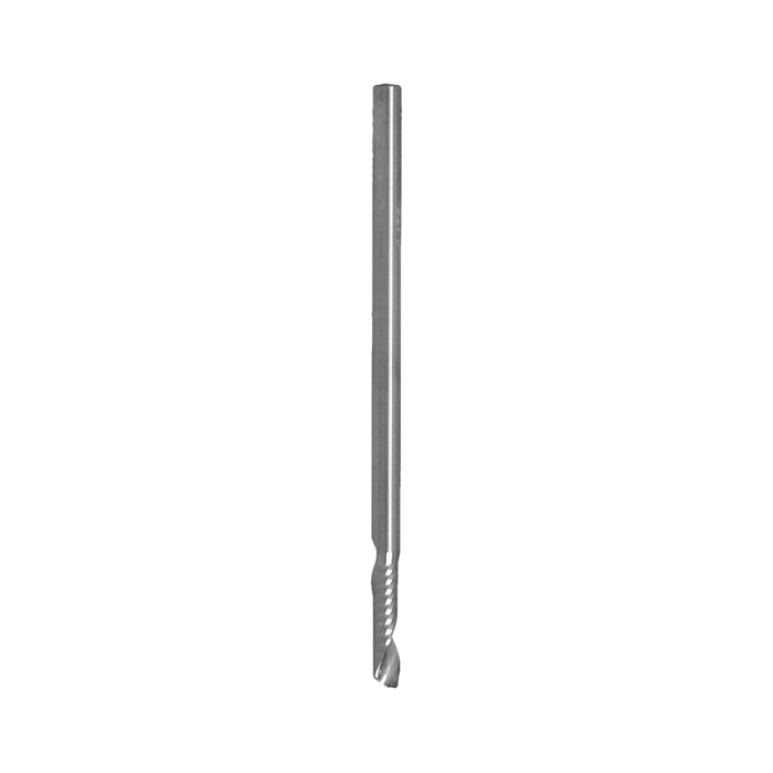 ITA TOOLS frez spiralny do aluminium i tworzyw sztucznych pozytyw Z1 D3,18 I12,7 L63,5 S3,18 wykańczający