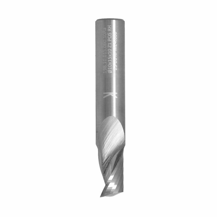 ITA TOOLS frez spiralny do aluminium i tworzyw sztucznych pozytyw Z1 D10 I15 L60 S10 wykańczający