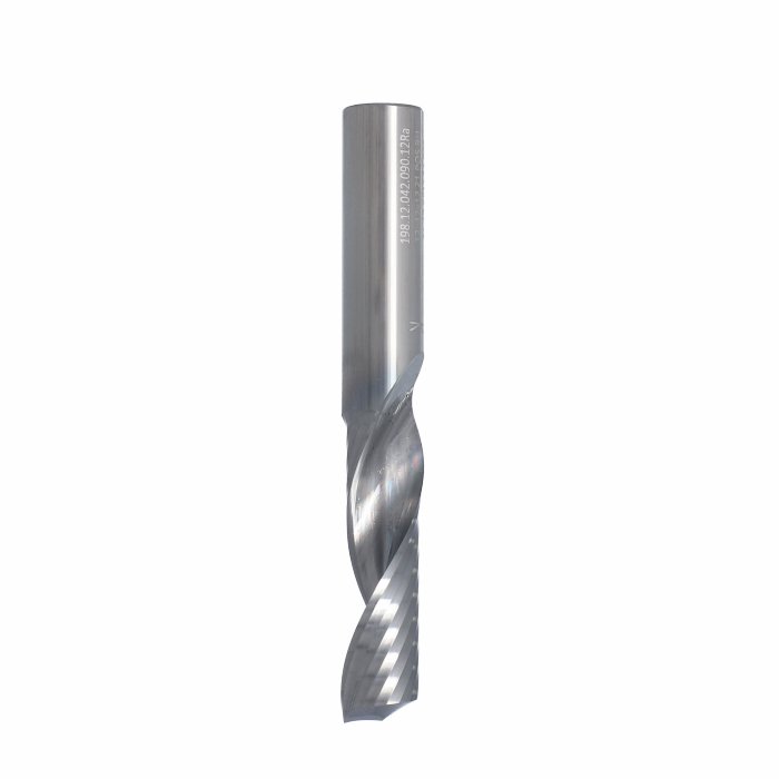 ITA TOOLS frez spiralny do aluminium i tworzyw sztucznych pozytyw Z1 D12 I42 L90 S12 wykańczający