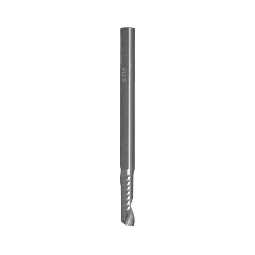 ITA TOOLS frez spiralny do aluminium i tworzyw sztucznych pozytyw Z1 D4,76 I15,87 L63,5 S4,76 wykańczający