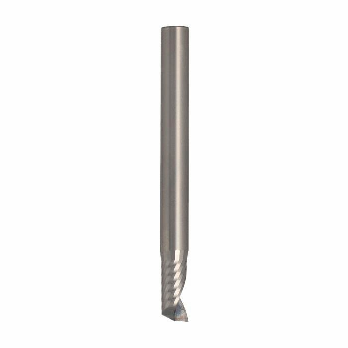 ITA TOOLS frez spiralny do aluminium i tworzyw sztucznych pozytyw Z1 D6,35 I12,7 L63,5 S6,35 wykańczający