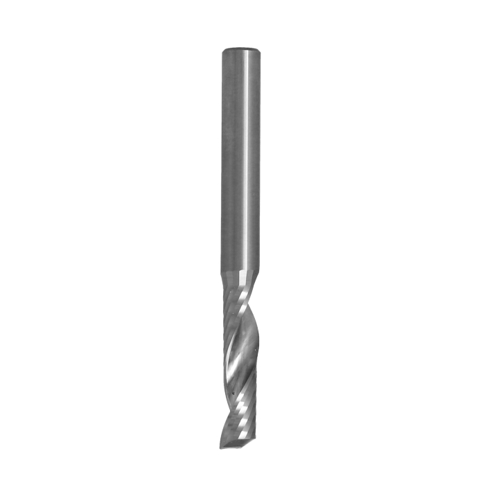 ITA TOOLS frez spiralny do aluminium i tworzyw sztucznych pozytyw Z1 D6,35 I25,4 L63,5 S6,35 wykańczający