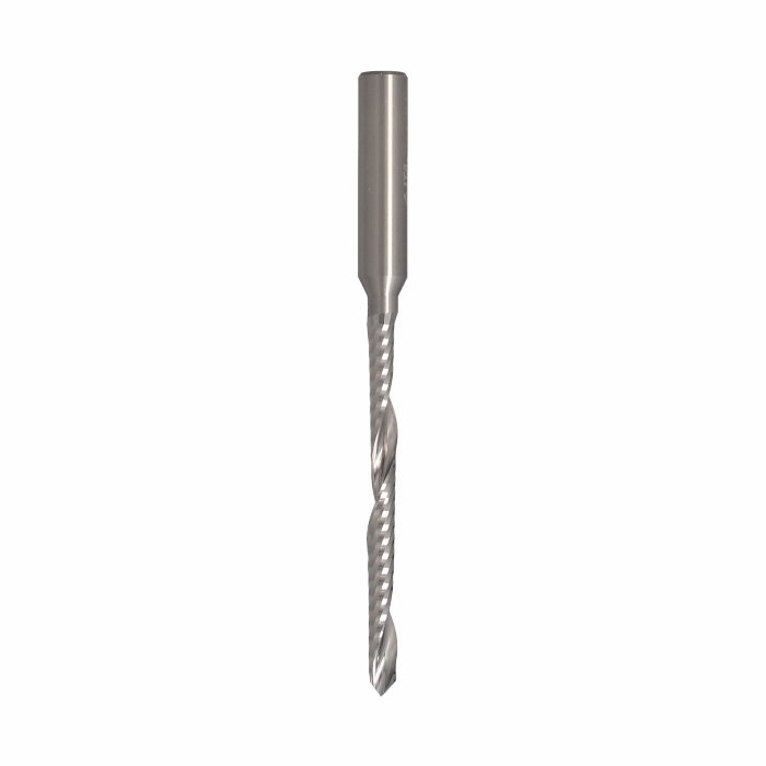 ITA TOOLS frez spiralny do aluminium i tworzyw sztucznych negatyw Z1 D5 I58 L95 S8 wykańczający